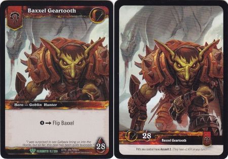 Baxxel Geartooth Epic Box Foil Elements 11 220 World of Warcraft Promo Singles Baxxel Geartooth Epic Box Foil Elements 11 220 World of Warcraft Promo Singles