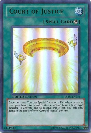 Court of Justice LC02 EN013 Ultra Rare Limited Edition Court of Justice LC02 EN013 Ultra Rare Limited Edition
