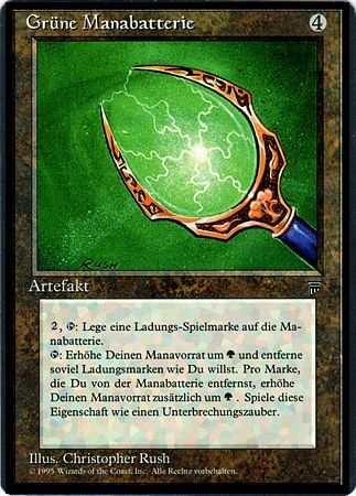 Green Mana Battery Grune Manabatterie Renaissance German Singles Green Mana Battery Grune Manabatterie Renaissance German Singles