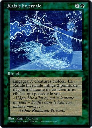 Winter Blast Rafale hivernale Renaissance French Singles Winter Blast Rafale hivernale Renaissance French Singles