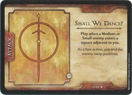 Shall We Dance Attack 39 80 Uncommon Fortune Cards D D Fortune Cards Neverwinter Singles Shall We Dance Attack 39 80 Uncommon Fortune Cards D D Fortune Cards Neverwinter Singles