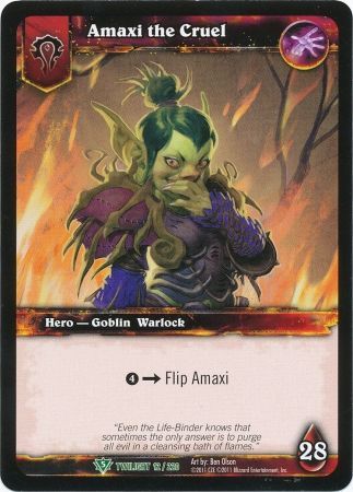 Amaxi the Cruel 12 220 Uncommon WoW Twilight of the Dragons Amaxi the Cruel 12 220 Uncommon WoW Twilight of the Dragons