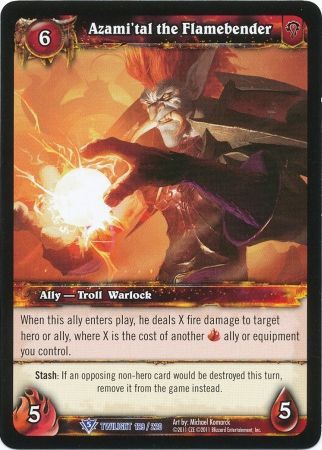 Azami tal the Flamebender 129 220 Rare WoW Twilight of the Dragons Azami tal the Flamebender 129 220 Rare WoW Twilight of the Dragons