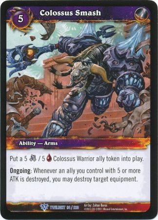 Colossus Smash 94 220 Rare Colossus Smash 94 220 Rare