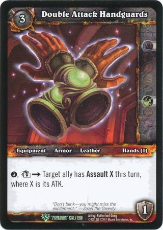 Double Attack Handguards 179 220 Uncommon WoW Twilight of the Dragons Double Attack Handguards 179 220 Uncommon WoW Twilight of the Dragons