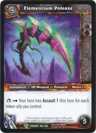 Elementium Poleaxe 198 220 Uncommon Elementium Poleaxe 198 220 Uncommon