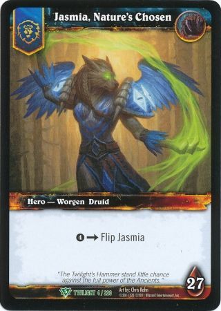 Jasmia Nature s Chosen 4 220 Uncommon WoW Twilight of the Dragons Jasmia Nature s Chosen 4 220 Uncommon WoW Twilight of the Dragons