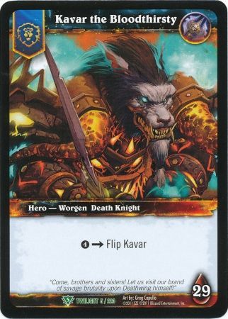 Kavar the Bloodthirsty 5 220 Uncommon Kavar the Bloodthirsty 5 220 Uncommon