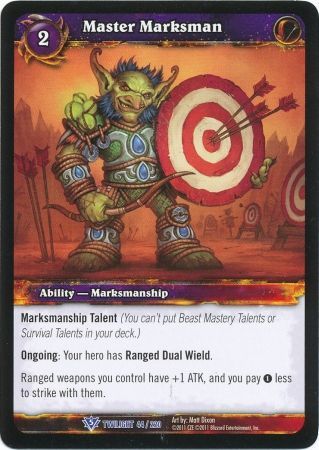 Master Marksman 44 220 Rare WoW Twilight of the Dragons Master Marksman 44 220 Rare WoW Twilight of the Dragons
