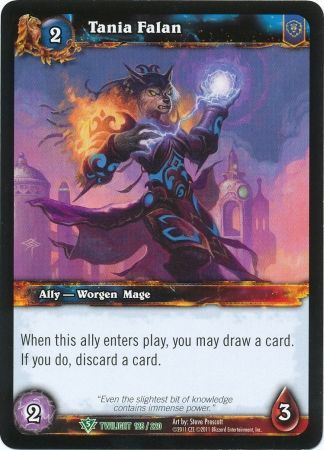 Tania Falan 125 220 Uncommon WoW Twilight of the Dragons Tania Falan 125 220 Uncommon WoW Twilight of the Dragons