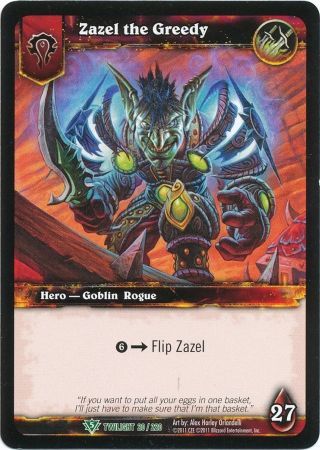 Zazel the Greedy 20 220 Uncommon WoW Twilight of the Dragons Zazel the Greedy 20 220 Uncommon WoW Twilight of the Dragons