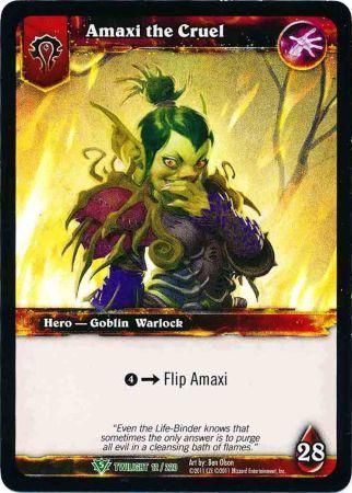 Amaxi the Cruel 12 220 Epic Box Foil World of Warcraft Promo Singles Amaxi the Cruel 12 220 Epic Box Foil World of Warcraft Promo Singles
