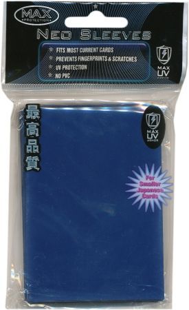 Max Pro Flat Reflex Blue 50ct Yugioh Sized Mini Sleeves 7050FRB Sleeves Max Pro Flat Reflex Blue 50ct Yugioh Sized Mini Sleeves 7050FRB Sleeves