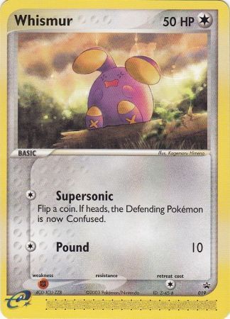 Whismur 019 Non Holo Target Promo Whismur 019 Non Holo Target Promo