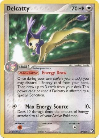 Delcatty 8 108 Rare Delcatty 8 108 Rare