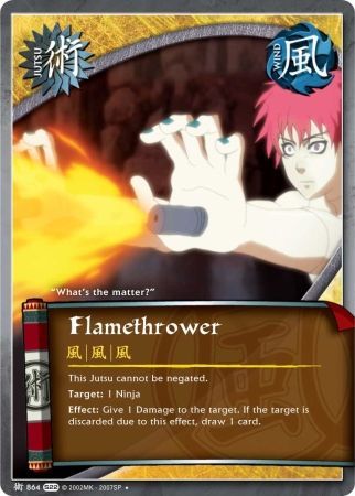 Flamethrower J 864 Uncommon Naruto Weapons of War Flamethrower J 864 Uncommon Naruto Weapons of War