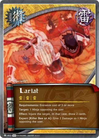 Lariat J 852 Super Rare Naruto Weapons of War Lariat J 852 Super Rare Naruto Weapons of War