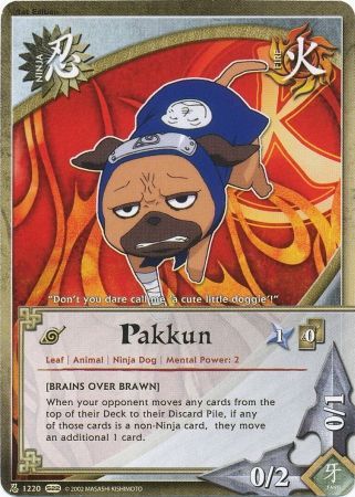 Pakkun N 1220 Common Naruto Weapons of War Pakkun N 1220 Common Naruto Weapons of War