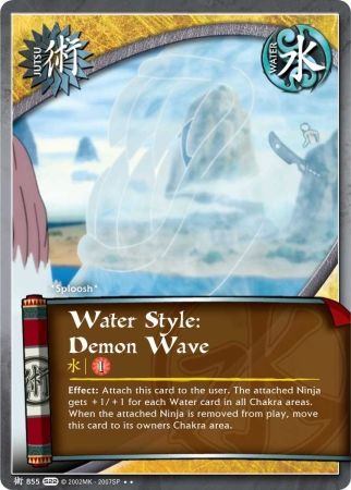 Water Style Demon Wave J 855 Rare Naruto Weapons of War Water Style Demon Wave J 855 Rare Naruto Weapons of War