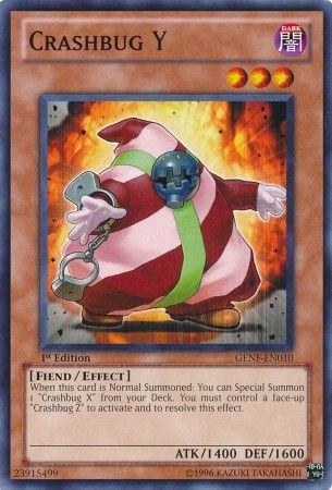 CRASHBUG Y GENF-EN010 1st EDITION 2011 SERIES COMMON YTCG
