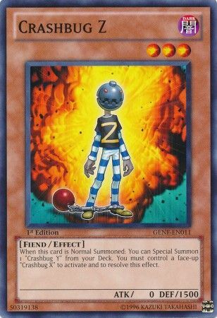 CRASHBUG Z GENF-EN011 1st EDITION 2011 SERIES COMMON YTCG