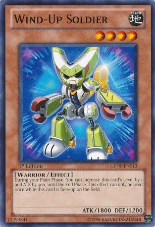 WIND-UP SOLDIER GENF-EN013 1st EDITION 2011 SERIES COMMON YTCG