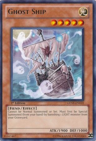 Ghost Ship GENF EN035 Rare 1st Edition Ghost Ship GENF EN035 Rare 1st Edition