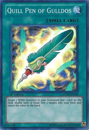Quill Pen of Gulldos GENF EN058 Super Rare 1st Edition Quill Pen of Gulldos GENF EN058 Super Rare 1st Edition