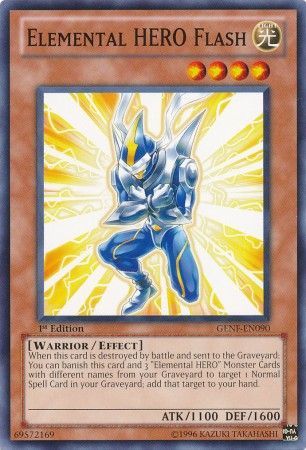 Elemental Hero Flash GENF EN090 Common 1st Edition Generation Force 1st Edition Singles Elemental Hero Flash GENF EN090 Common 1st Edition Generation Force 1st Edition Singles