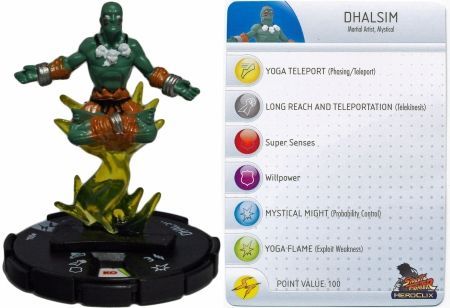 Dhalsim 004 Street Fighter Heroclix Dhalsim 004 Street Fighter Heroclix