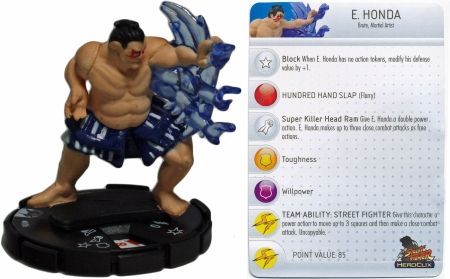 E Honda 006 Street Fighter Heroclix E Honda 006 Street Fighter Heroclix