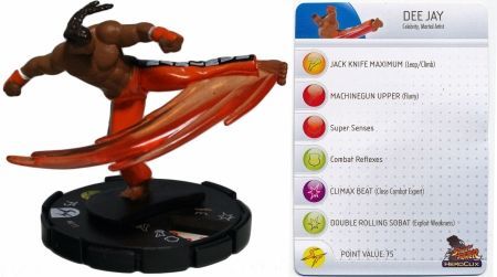 Dee Jay 010 Street Fighter Heroclix Dee Jay 010 Street Fighter Heroclix