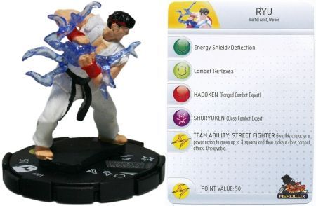 Ryu 101 Street Fighter Heroclix Other Street Fighter Ryu 101 Street Fighter Heroclix Other Street Fighter
