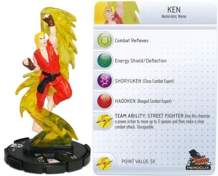 Ken 106 Street Fighter Heroclix Ken 106 Street Fighter Heroclix