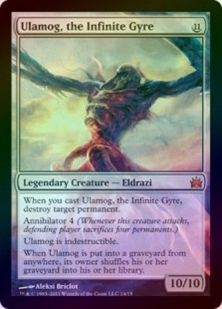 Ulamog the Infinite Gyre Foil From the Vault Legends 2011 Singles Ulamog the Infinite Gyre Foil From the Vault Legends 2011 Singles