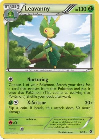 Leavanny 7 98 Rare Black White 2 Emerging Powers Singles Leavanny 7 98 Rare Black White 2 Emerging Powers Singles