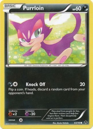 Purrloin 64 98 Common Black White 2 Emerging Powers Singles Purrloin 64 98 Common Black White 2 Emerging Powers Singles