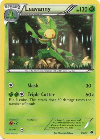 Leavanny 8 98 Rare Black White 2 Emerging Powers Singles Leavanny 8 98 Rare Black White 2 Emerging Powers Singles