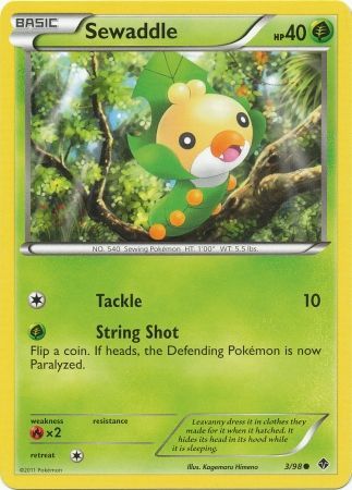 Sewaddle 3 98 Common Black White 2 Emerging Powers Singles Sewaddle 3 98 Common Black White 2 Emerging Powers Singles