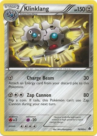 Klinklang 76 98 Rare Black White 2 Emerging Powers Singles Klinklang 76 98 Rare Black White 2 Emerging Powers Singles
