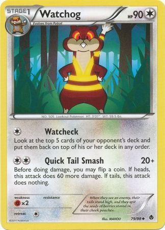 Watchhog 79 98 Uncommon Black White 2 Emerging Powers Singles Watchhog 79 98 Uncommon Black White 2 Emerging Powers Singles