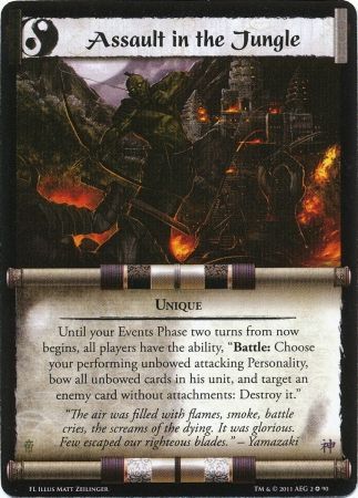 Assault in the Jungle Forgotten Legacy 2 90 Fixed L5R Forgotten Legacy Assault in the Jungle Forgotten Legacy 2 90 Fixed L5R Forgotten Legacy