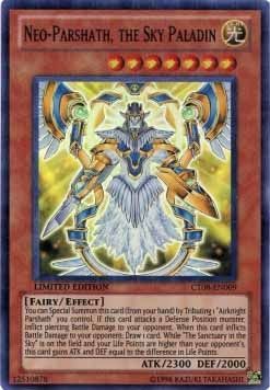 Neo Parshath the Sky Paladin CT08 EN009 Super Rare Neo Parshath the Sky Paladin CT08 EN009 Super Rare