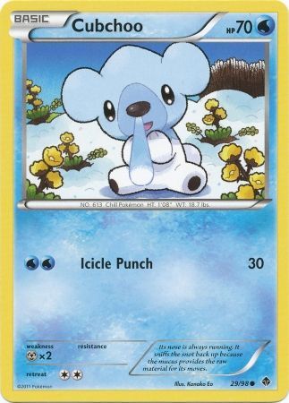 Cubchoo 29 98 Common Black White 2 Emerging Powers Singles Cubchoo 29 98 Common Black White 2 Emerging Powers Singles