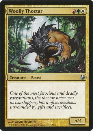 Woolly Thoctar Duel Decks Ajani vs Nicol Bolas Singles Woolly Thoctar Duel Decks Ajani vs Nicol Bolas Singles