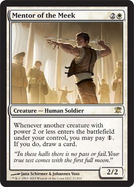 Mentor of the Meek Innistrad Singles Mentor of the Meek Innistrad Singles