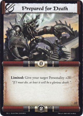 Prepared for Death IG2 056 82 L5R Imperial Gift 2 Singles Prepared for Death IG2 056 82 L5R Imperial Gift 2 Singles