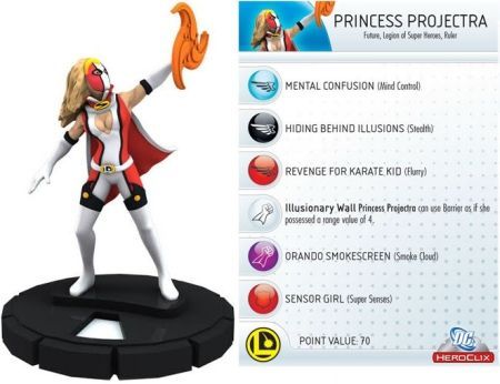 Princess Projectra 038 Superman DC Heroclix Princess Projectra 038 Superman DC Heroclix