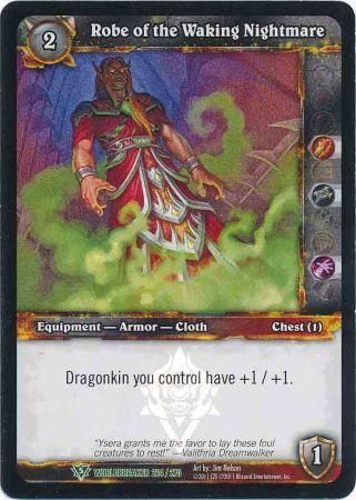 Robe of the Waking Nightmare Foil Promo Worldbreaker 224 270 World of Warcraft Promo Singles Robe of the Waking Nightmare Foil Promo Worldbreaker 224 270 World of Warcraft Promo Singles