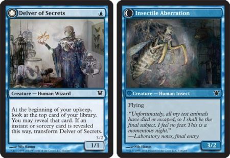 Delver of Secrets Insectile Aberration Innistrad Singles Delver of Secrets Insectile Aberration Innistrad Singles